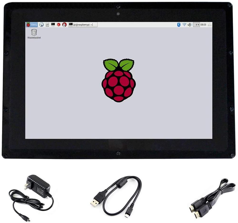 Raspberry Pi 10.1 Inch Capacitive Touch Screen Ips - 10,1-calowy pojemnościowy ekran dotykowy HDMI IPS