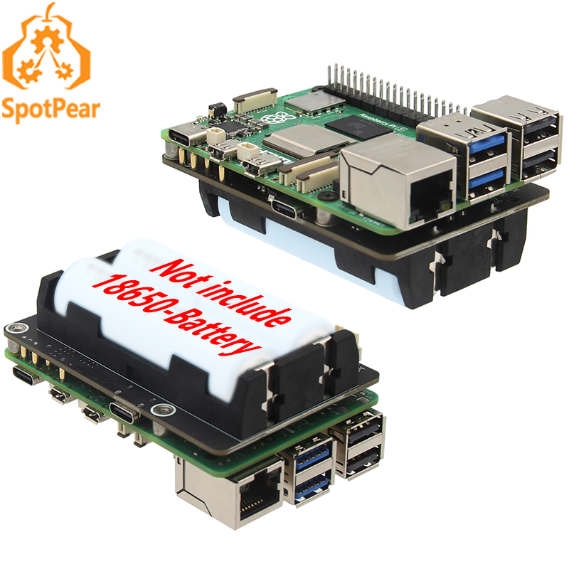 Raspberry Pi Uninterrupted Power Supply Ups 18650 - Zasilacz awaryjny X1200 Raspberry Pi 5