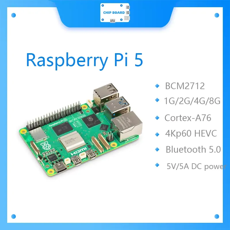 Raspberry Pi 5 8Gb Board - Płytka Raspberry Pi 5 Cortex-A76 Linux