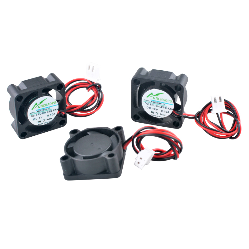 Raspberry Pi Water Cooling Kit - ANCHAOPU 2.5cm 25mm Wentylator 25x25x10mm DC5V/12V/24V