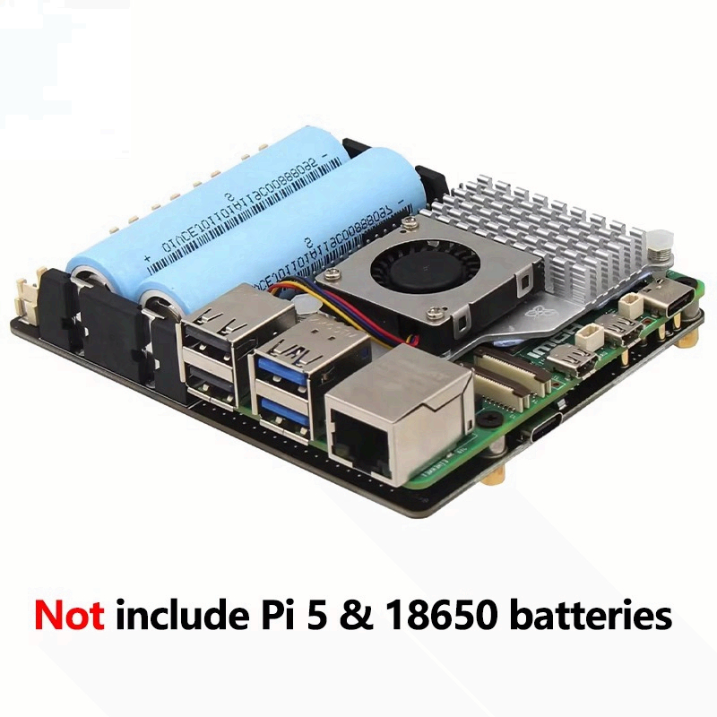 Płytka UPS Raspberry Pi 5 1865 – Raspberry Pi Uninterrupted Power Supply Ups 18650 recenzja i cena