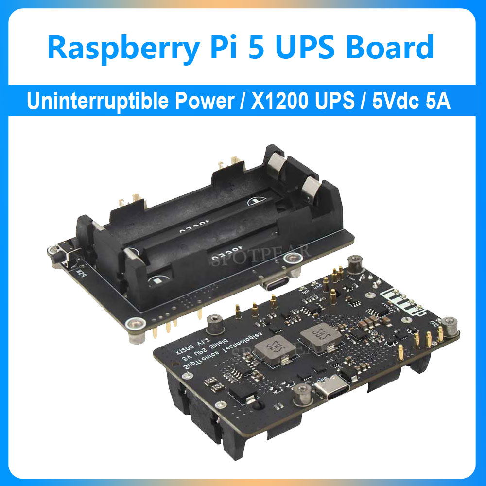 Płytka rozszerzeń UPS do Raspb – Raspberry Pi Uninterrupted Power Supply Ups 18650 recenzja i cena