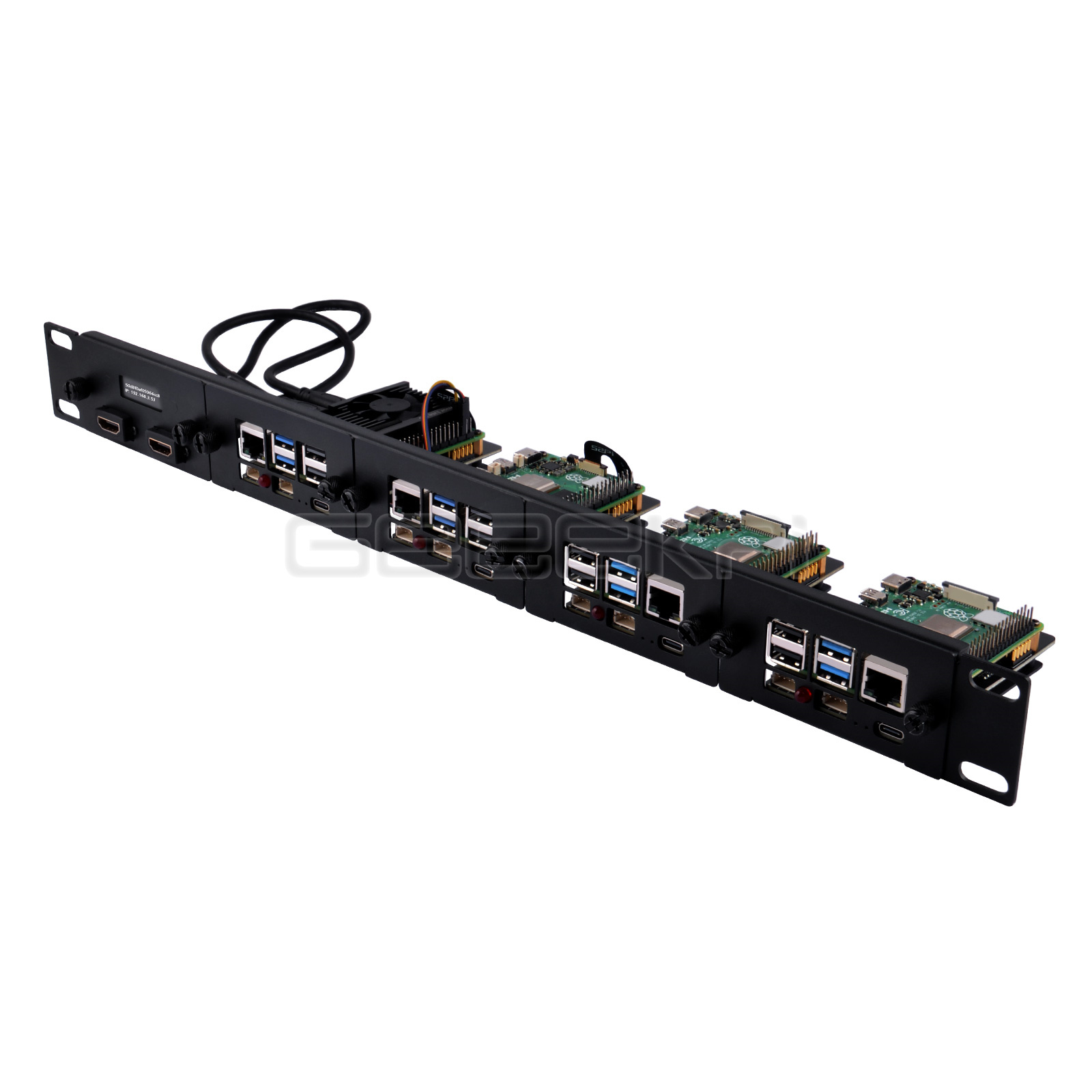 Zestaw wsporników stalowych 1U – Raspberry Pi Rackmount 1U 19 Inch recenzja i cena