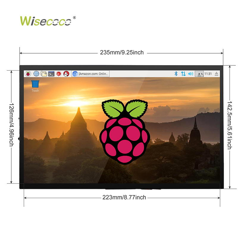 5 7 10,1-calowy ekran dotykowy – Raspberry Pi 10.1 Inch Capacitive Touch Screen Ips recenzja i cena