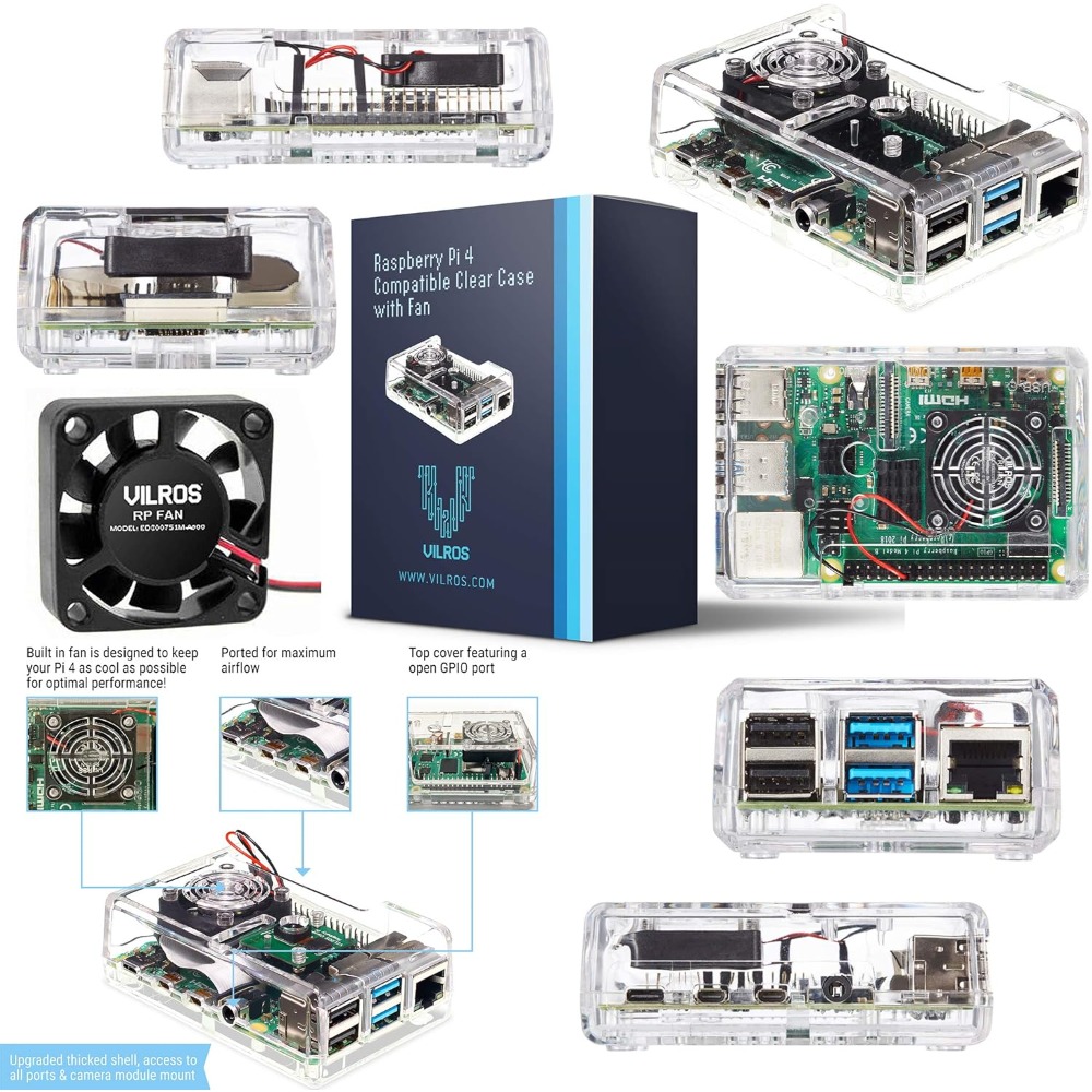 Zestaw startowy z obudową ABS  – Raspberry Pi 4 8Gb Ram Kit recenzja i cena