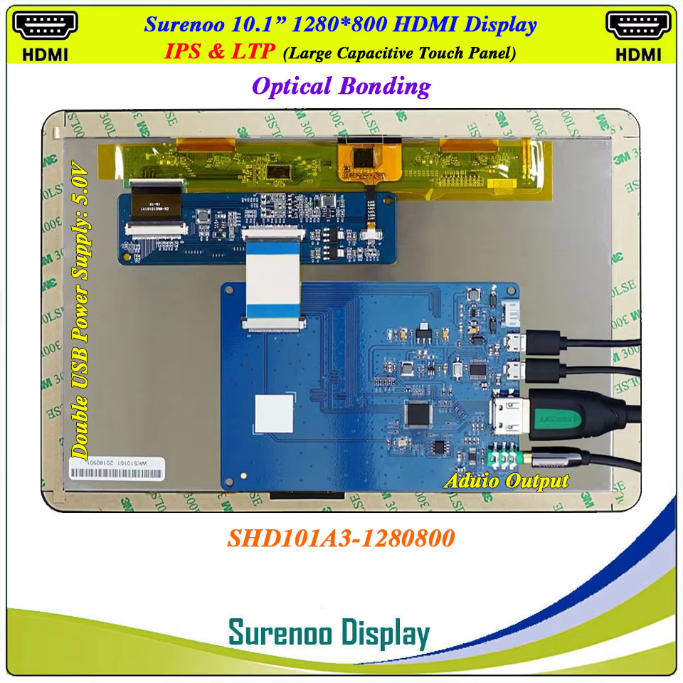 10,1-calowy wyświetlacz LCD 12 – Raspberry Pi 10.1 Inch Capacitive Touch Screen Ips recenzja i cena