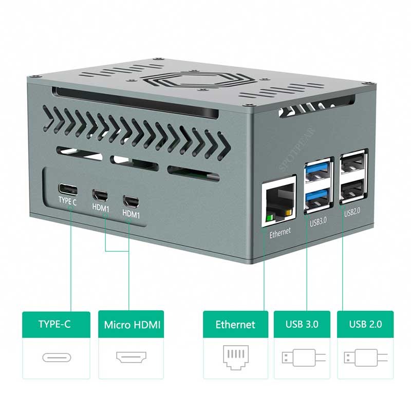 Aluminiowa metalowa obudowa Ra – Argon One V3 M.2 Nvme Case recenzja i cena