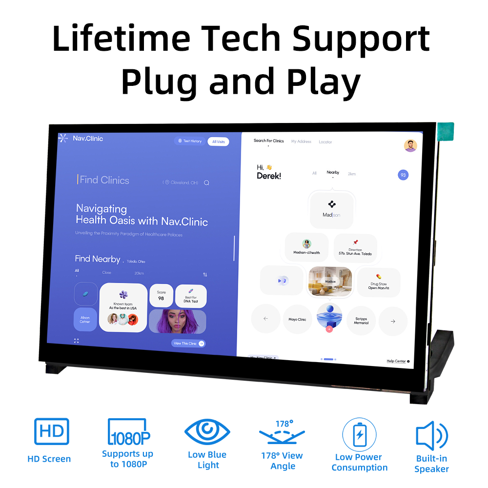 iPistBit 10,1-calowy pojemnośc – Raspberry Pi 10.1 Inch Capacitive Touch Screen Ips recenzja i cena
