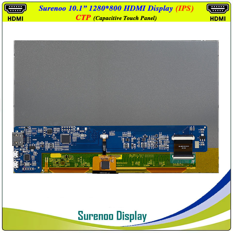 10,1-calowy wyświetlacz LCD 12 – Raspberry Pi 10.1 Inch Capacitive Touch Screen Ips recenzja i cena