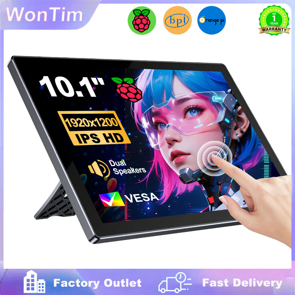 10,1-calowy monitor Raspberry  – Raspberry Pi 10.1 Inch Capacitive Touch Screen Ips recenzja i cena
