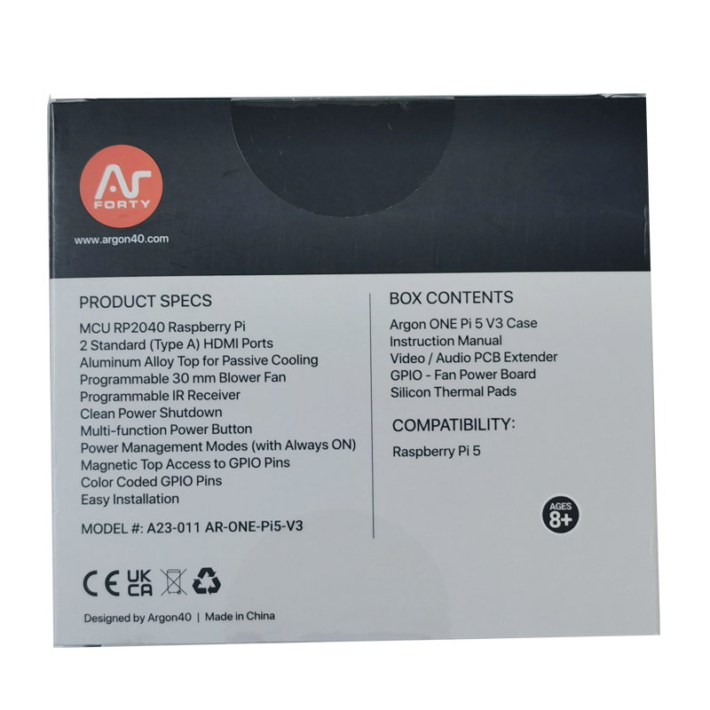 Metalowa obudowa Argon ONE V3  – Argon One V3 M.2 Nvme Case recenzja i cena