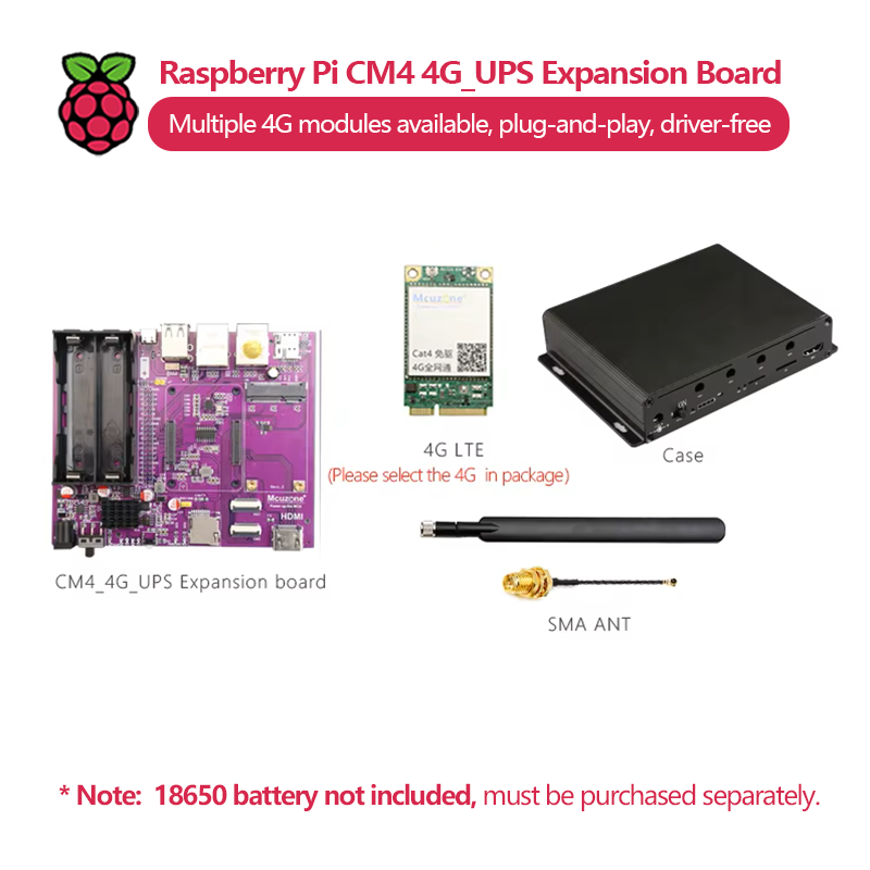 Raspberry Pi CM4 4G_UPS Płytka – Raspberry Pi Uninterrupted Power Supply Ups 18650 recenzja i cena
