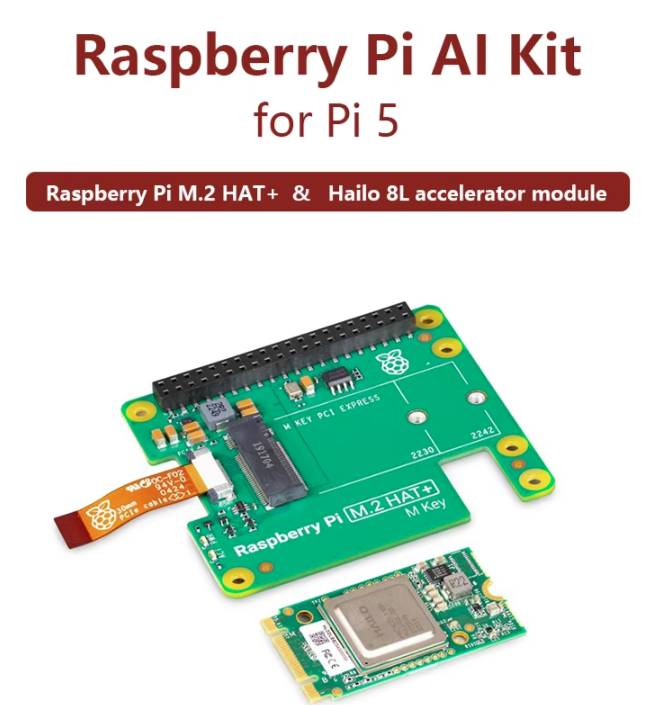 Oficjalny zestaw Raspberry Pi  – Raspberry Pi Ai Kit Hailo-8L recenzja i cena